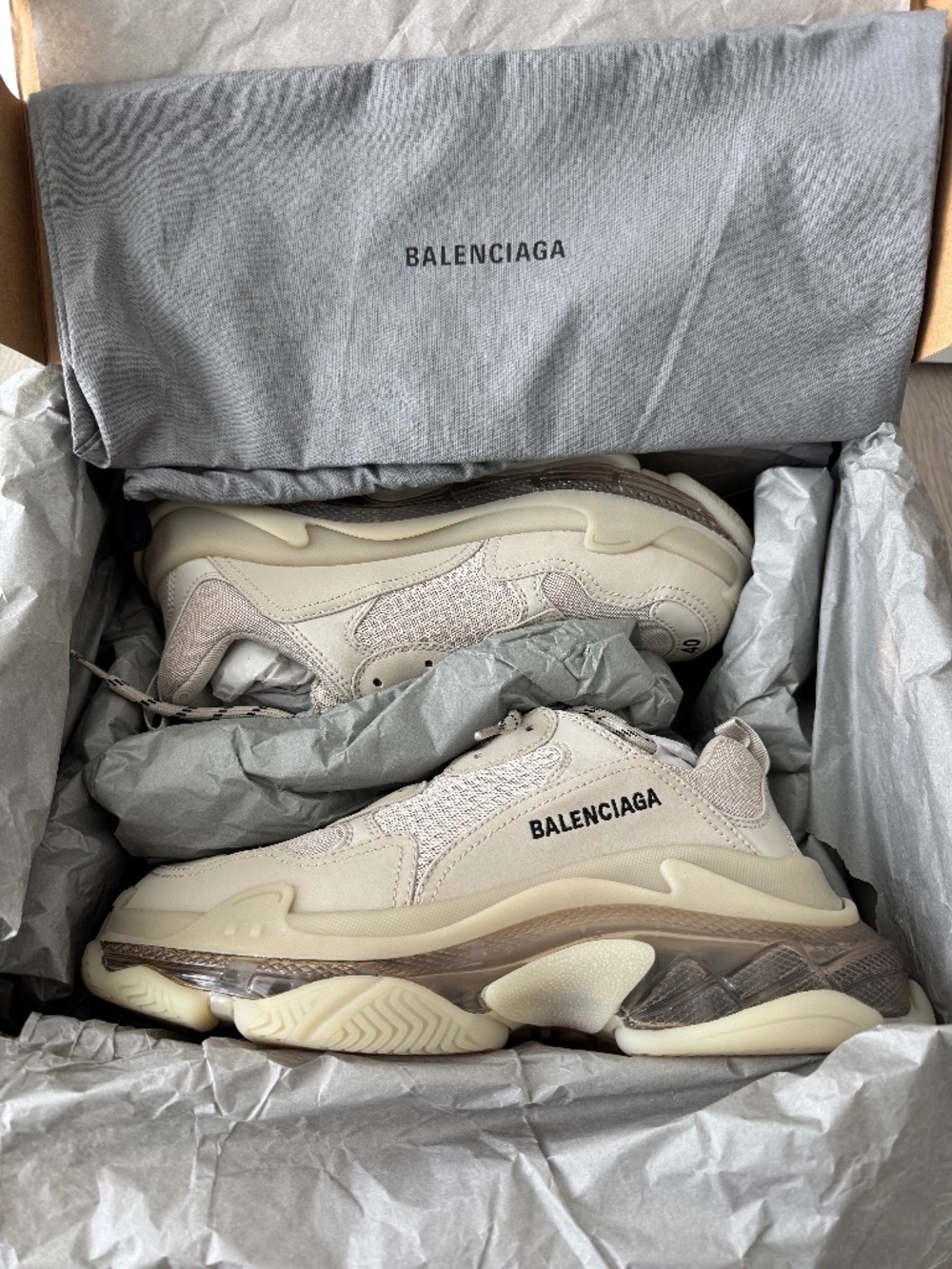 Balenciaga Triple S Beige